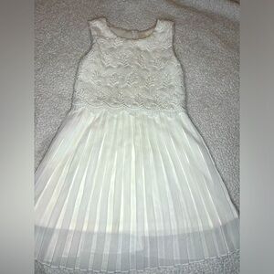 6x White Dress for Girl